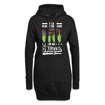 Killifisch Quarium Fische - Hoodie-Kleid - Schwarz - Vorne