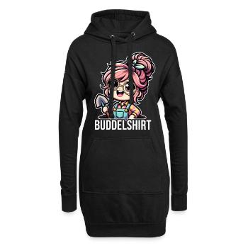 Garten Geschenk Gärtnerin Geburtstag Geschenk - Hoodie-Kleid - Schwarz - Vorne