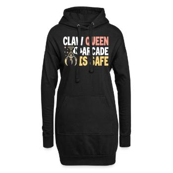 Claw Queen No Arcade Is Safe - Hoodie-Kleid - Schwarz - Vorne