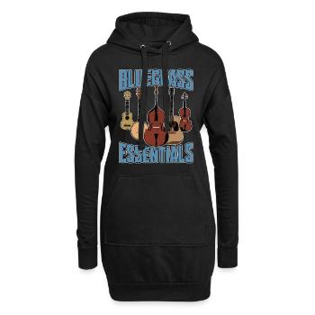Bluegrass Essentials String Instrument Music Lover - Hoodie-Kleid - Schwarz - Vorne