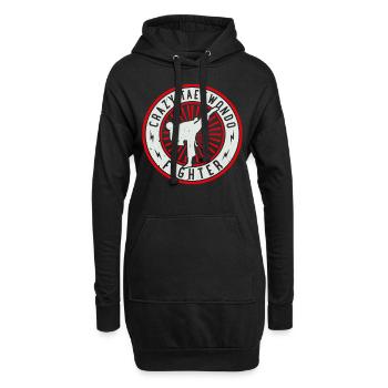 Crazy Taekwondo Fighter - Arts Martiaux Taekwondo - Sweat-shirt à capuche long Femme - noir - Devant