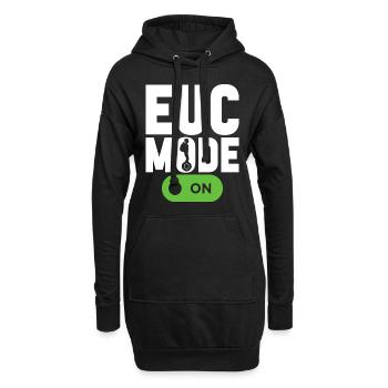 EUC Monowheel - Hoodie-Kleid - Schwarz - Vorne