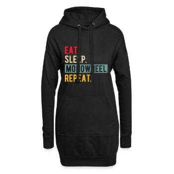 EUC Monoroue - Sweat-shirt à capuche long Femme - noir - Devant