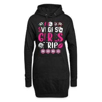 Vegas Girl Trip 2028 - Hoodie-Kleid - Schwarz - Vorne