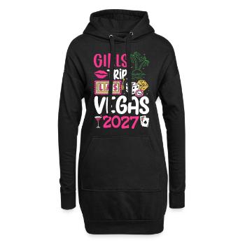 Vegas Girls Trip 2027 - Hoodie-Kleid - Schwarz - Vorne