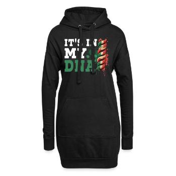 C’est dans mon ADN - Sweat-shirt à capuche long Femme - noir - Devant