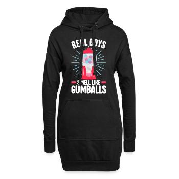 Gumball Machine Kaugummiautomat - Hoodie-Kleid - Schwarz - Vorne