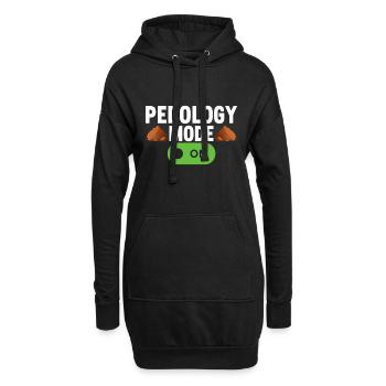 Bodenwissenschaftler Science du sol - Sweat-shirt à capuche long Femme - noir - Devant
