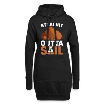 Bodenwissenschaftler Science du sol - Sweat-shirt à capuche long Femme - noir - Devant