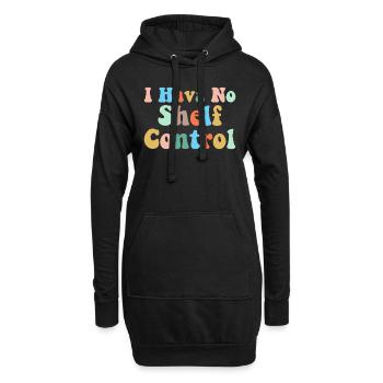 Livre Livres Bibliothèque Lecture Littérature Lire Livres - Sweat-shirt à capuche long Femme - noir - Devant