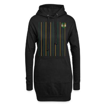 Jamaïque Jamaïque Rasta Raggea Drapeau Rastafari - Sweat-shirt à capuche long Femme - noir - Devant