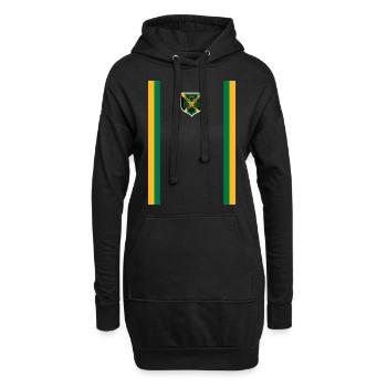 Jamaïque Jamaïque Rasta Raggea Drapeau Rastafari - Sweat-shirt à capuche long Femme - noir - Devant