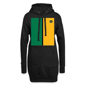 Jamaïque Jamaïque Rasta Raggea Drapeau Rastafari - Sweat-shirt à capuche long Femme - noir - Devant