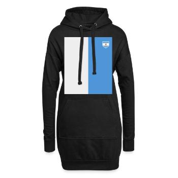 Argentinien Geschenk Argentina Argentine Flagge - Hoodie-Kleid - Schwarz - Vorne