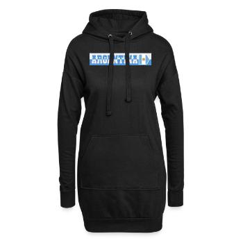 Argentinien Geschenk Argentina Argentine Flagge - Hoodie-Kleid - Schwarz - Vorne