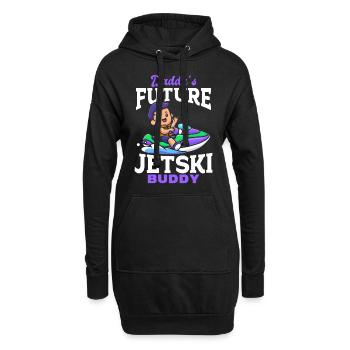 Le futur jetski de papa Buddy - Jetski Enfants - Sweat-shirt à capuche long Femme - noir - Devant