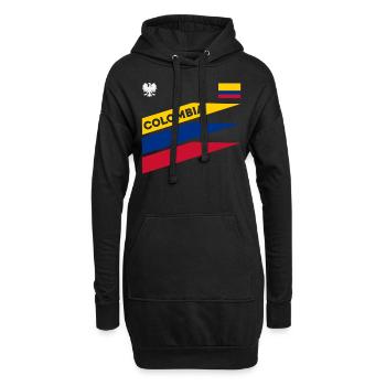 Kolumbien Colombia Medellin Urlaub Bogota Cali - Hoodie-Kleid - Schwarz - Vorne