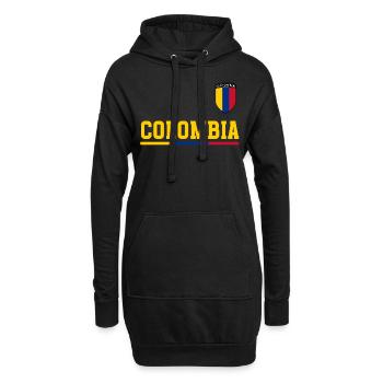 Kolumbien Colombia Medellin Urlaub Bogota Cali - Hoodie-Kleid - Schwarz - Vorne