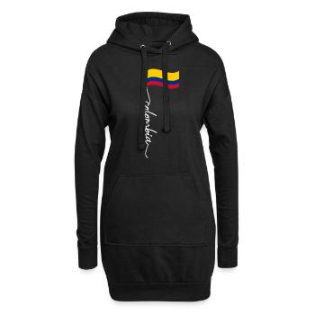 Kolumbien Colombia Medellin Urlaub Bogota Cali - Hoodie-Kleid - Schwarz - Vorne