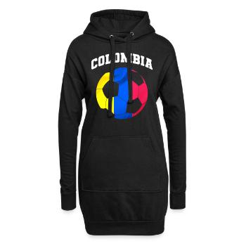 Colombie Colombie Medellín Vacances Bogota Cali - Sweat-shirt à capuche long Femme - noir - Devant