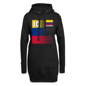 Colombie Colombie Medellín Vacances Bogota Cali - Sweat-shirt à capuche long Femme - noir - Devant