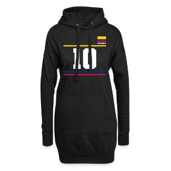Kolumbien Colombia Medellin Urlaub Bogota Cali - Hoodie-Kleid - Schwarz - Vorne