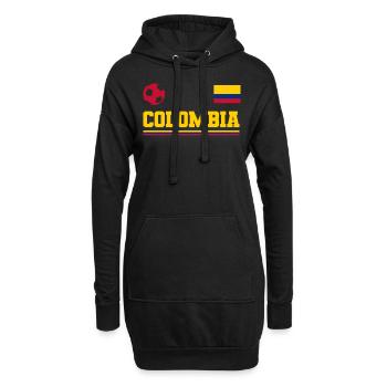 Kolumbien Colombia Medellin Urlaub Bogota Cali - Hoodie-Kleid - Schwarz - Vorne