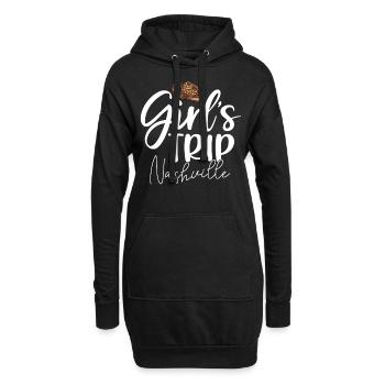 Girls Trip Nashville - Hoodie-Kleid - Schwarz - Vorne