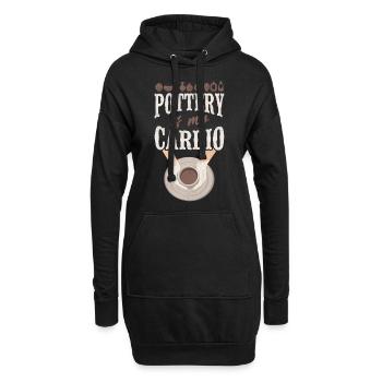 Pottery Ceramics Artist Pottery Is - Hoodie-Kleid - Schwarz - Vorne