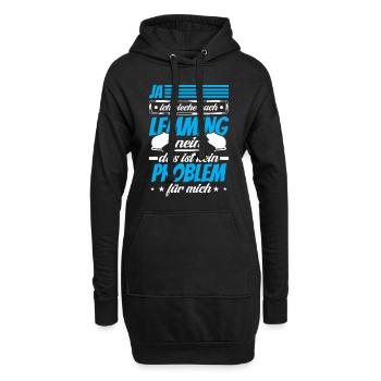 Lemming Vole Yes I smell like Lemming - Hoodie Dress - black - Front