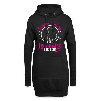 Les lemmings sont de véritables lemmings de campagnols - Sweat-shirt à capuche long Femme - noir - Devant