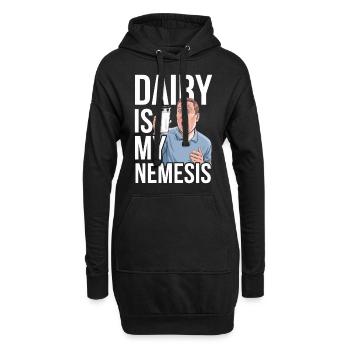 Intolérance au lactose Intolérance au lactose - Sweat-shirt à capuche long Femme - noir - Devant