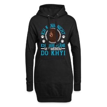 Plans avec Do Khyi Dogue tibétain Mastiff tibétain - Sweat-shirt à capuche long Femme - noir - Devant