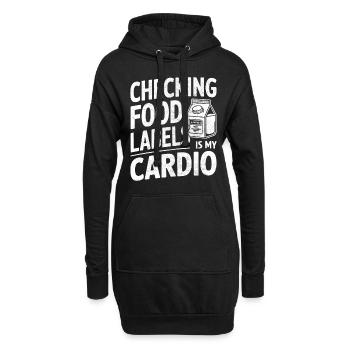 Intolérance au lactose Intolérance au lactose - Sweat-shirt à capuche long Femme - noir - Devant