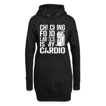 Intolérance au lactose Intolérance au lactose - Sweat-shirt à capuche long Femme - noir - Devant