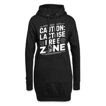 Intolérance au lactose Intolérance au lactose - Sweat-shirt à capuche long Femme - noir - Devant