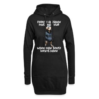 chien drôle disant amoureux des animaux chien drôle chien - Sweat-shirt à capuche long Femme - noir - Devant
