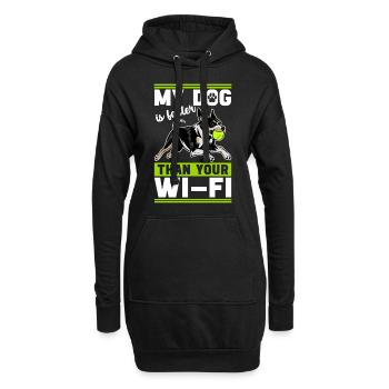 Flyball Sports canins - Sweat-shirt à capuche long Femme - noir - Devant