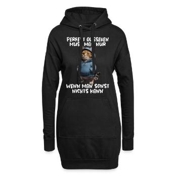 Drôle de chats disant amoureux des animaux Drôle de chat chat - Sweat-shirt à capuche long Femme - noir - Devant