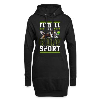 Flyball Hundesport - Hoodie-Kleid - Schwarz - Vorne