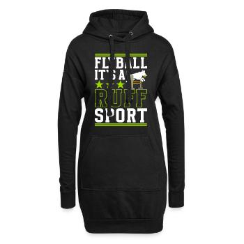 Flyball Sports canins - Sweat-shirt à capuche long Femme - noir - Devant