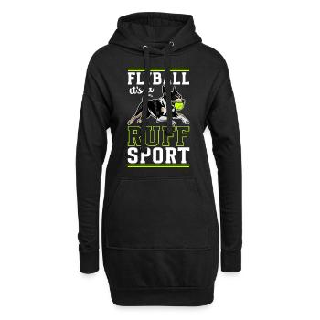Flyball Sports canins - Sweat-shirt à capuche long Femme - noir - Devant