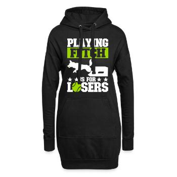 Flyball Sports canins - Sweat-shirt à capuche long Femme - noir - Devant