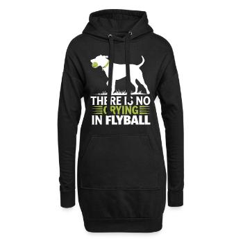 Flyball Sports canins - Sweat-shirt à capuche long Femme - noir - Devant