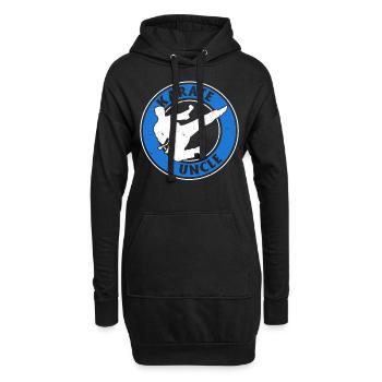 Karaté Oncle Karaté Combat Oncle Karaté Combattant - Sweat-shirt à capuche long Femme - noir - Devant