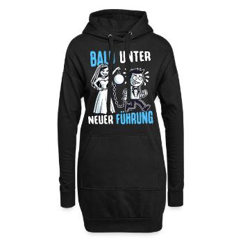 Junggesellenabschied JGA T-Shirt Männer poltern - Hoodie-Kleid - Schwarz - Vorne