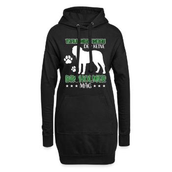 Broholmer traut niemandem Broholmer - Hoodie-Kleid - Schwarz - Vorne