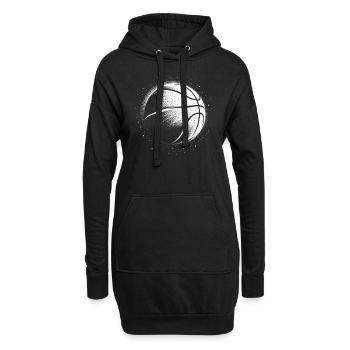 Basket-ball Joueur de basket-ball - Sweat-shirt à capuche long Femme - noir - Devant