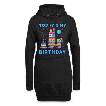 Anniversaire, Anniversaire d’enfants, Fête d’anniversaire - Sweat-shirt à capuche long Femme - noir - Devant