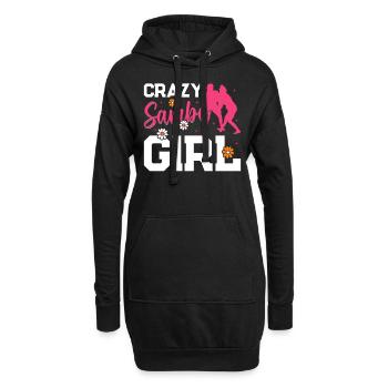 Crazy Sambo Girl - Sambo Lutte Combat Sambo - Sweat-shirt à capuche long Femme - noir - Devant